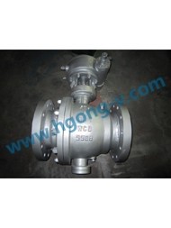 DIN/API Worm gear trunnion Mounted ball valve